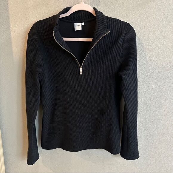 LUNE Active | S | Moon classic long sleeve quarter zip  Sweatshirt 1/4 zip half - Picture 1 of 7